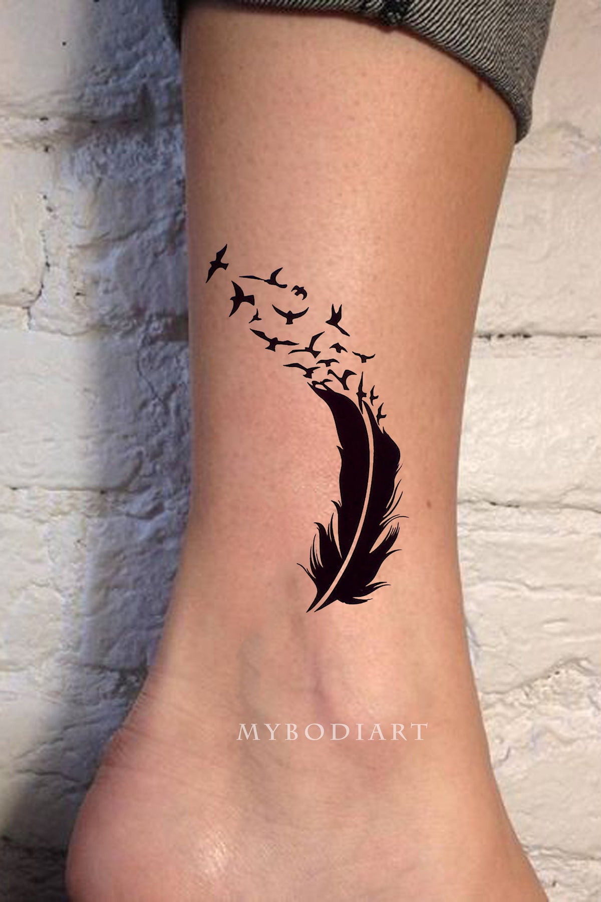 Buy Beautiful Color Sparrow Bird Winged Temporary Tattoo Fake Tattoos Tattoo  Sleeve Chest Tattoo Back Tattoo Tattoos for Women Men Online in India - Etsy